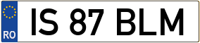 Truck License Plate